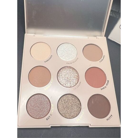 NIB! Colourpop Going Coconuts Neutral 9 Pan Eyeshadow Palette - Picture 3 of 4